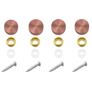 Ø16mm AFDEKKAPJES (4 stuks brons kleur)