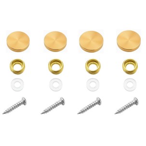 Ø16mm AFDEKKAPJES (4 stuks goud kleur)