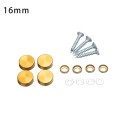 Ø16mm AFDEKKAPJES (4 stuks goud kleur)