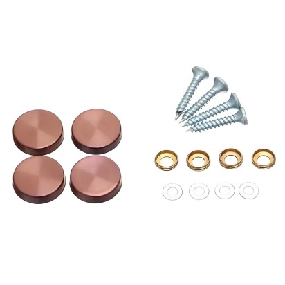 Ø19mm AFDEKKAPJES (4 stuks brons kleur) Ø19mm AFDEKKAPJES (4 stuks brons kleur)