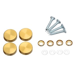 Ø19mm AFDEKKAPJES (4 stuks goud kleur)