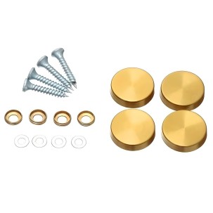 Ø22mm AFDEKKAPJES (4 stuks brons kleur)