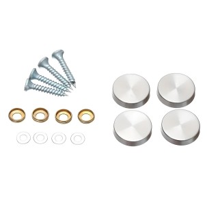 Ø22mm AFDEKKAPJES (4 stuks zilver kleur) Ø22mm AFDEKKAPJES (4 stuks zilver kleur)