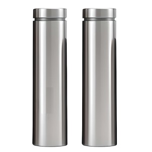 12x60mm RVS AFSTANDHOUDERS ( 2 stuks zilver kleur)