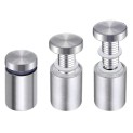 12x20mm RVS AFSTANDHOUDERS ( 4 stuks zilver kleur)