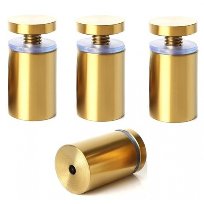 12x20mm AFSTANDHOUDERS ( 4 stuks goud kleur) 12x20mm AFSTANDHOUDERS ( 4 stuks goud kleur)