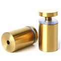 12x20mm AFSTANDHOUDERS ( 4 stuks goud kleur)