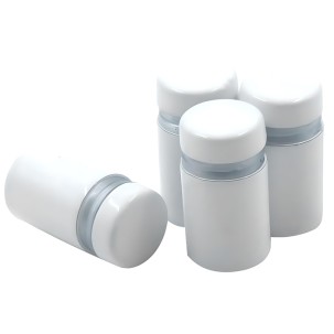 12x20mm AFSTANDHOUDERS ( 4 stuks wit kleur)