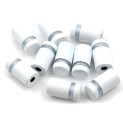 12x20mm AFSTANDHOUDERS ( 4 stuks wit kleur)