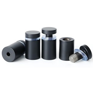 12x20mm AFSTANDHOUDERS ( 4 stuks zwart kleur)