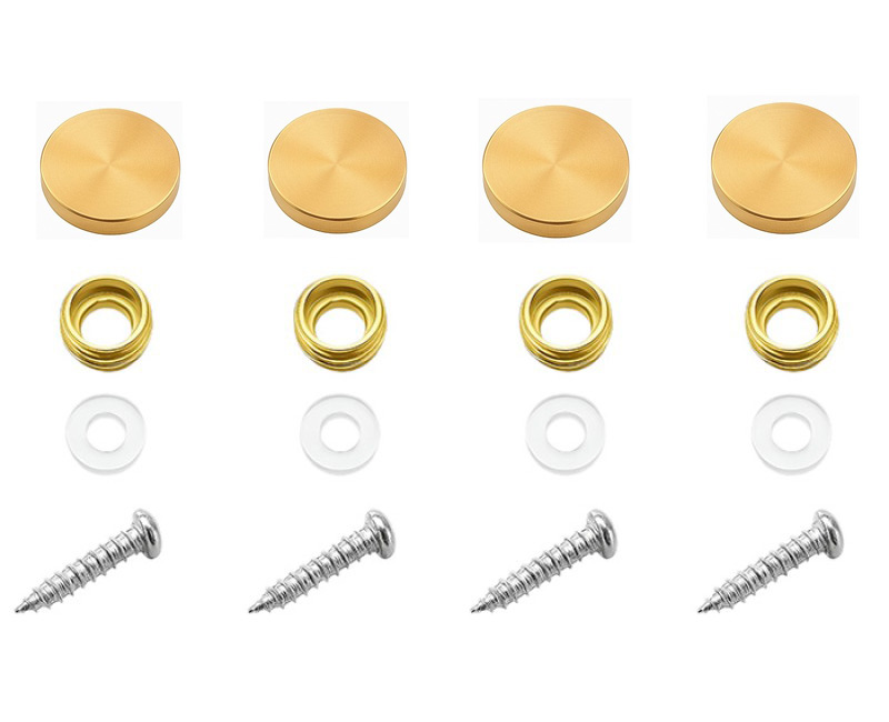 16mm goudkleur afdekkapjes voor schroeven  – elegante schroefbedekking voor moderne toepassingen