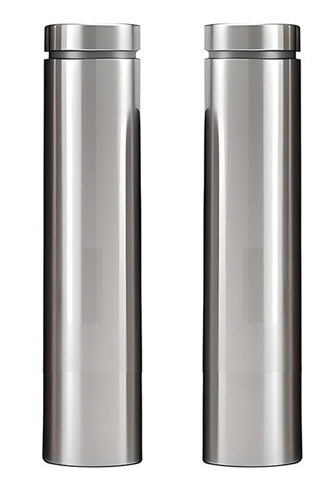 Toepassing van zilverkleurige afstandhouder 100mm op acryl bord – professioneel resultaat